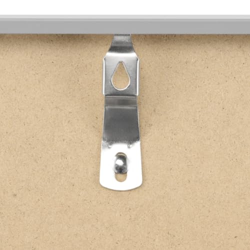 Hama Bilderrahmen Sevilla, 15 x 20 cm mit heraustrennbarem Einleger 10 x 15 cm als Passepartout nutzbar, hochwertiges Glas, Kunststoff Rahmen, zum Aufh&auml;ngen und Aufstellen, wei&szlig;