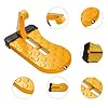 2Pack Aluminum Alloy Car Door Pedal,Foldable Car Step Hook With Glass Breaker,Car Doorstep Roof-Rack Foot Pedal Ladder,Portable Vehicle Rooftop Pedal for SUV,RV,Truck,Off-Road Vehicle (Orange) #1