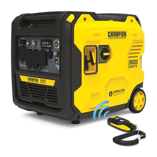 Image of Champion 8500-Watt Wireless Remote Start Portable Inverter Generator