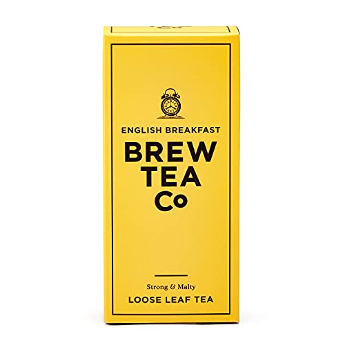 Brew Tea Co - English Breakfast - Strong and Malty - 113g Loose Leaf Tea