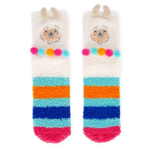 Legami - Calzini Antiscivolo It's A Match, Claze Antiscivolo per Adulti, calze soffici, Tema Llama, Taglia 35-42