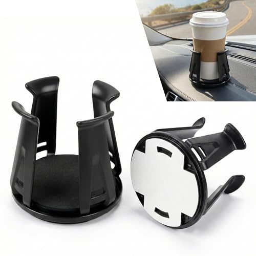 Adaptador para portavasos de lata delgada para auto, 2 piezas miniatura 1