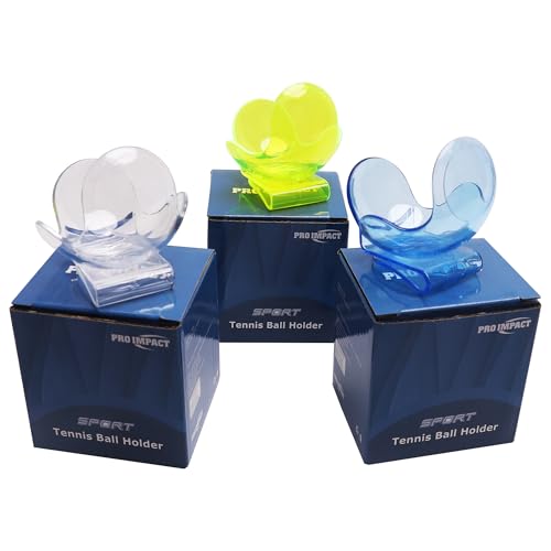 Pro Impact Tennis Ball Clip – Lightweight & Secure Tennis Ball Holder for Waistbands, Shorts, or Skirts – Holds 1 Ball – Tennis Training Accessory for Practice, Matches, Coaching, Men & Women