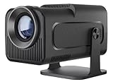 Steepify HY320 Mini Projector – 4K Native (4K Support) Smart Portable Projector with Android 11, Wi-Fi 6 & Bluetooth 5.0, Remote Controller Auto Keystone, HDMI/USB, Home Cinema & Outdoor Use (Black)