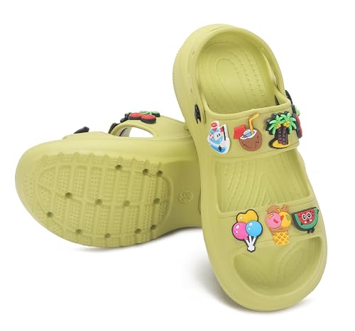 Image of CASSIEY Fashionable Slingback Sandals Clogs for Girl's | Clogs Sandals Slippers Walking Lightweight Rain Beach Footwear for Women's and Girl's