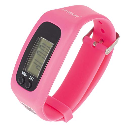 Relógio Pedômetro , Rosa , Liveup Sports