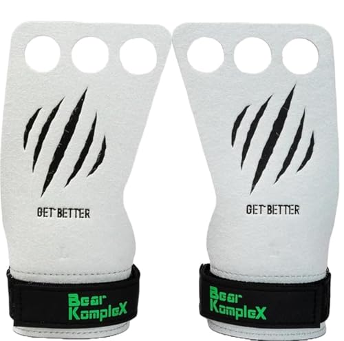 Bear KompleX Pinnacle Hand Grips for Pull-Ups, Kettlebell, Extra Large, Bar