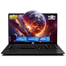 NIMO 15.6" IPS FHD-Student-Laptop, 4GB RAM 128GB SSD Intel N150Beat to i3-10110U, 4 Cores Up to 3.6GHz Computer with 65W Type-C, Fingerprint, Backlit Keyboard, Wi-Fi 6, BT5.2,