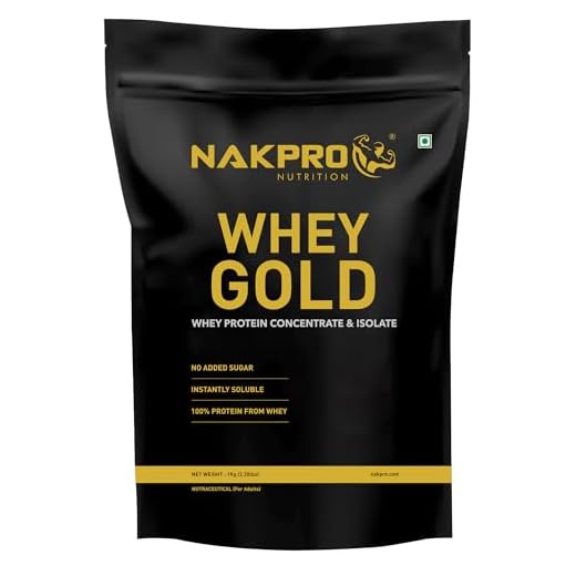 NAKPRO Gold Whey Protein Concentrate & Isolate 1kg Chocolate | 25.5g Protein, Trustified Certified Supplement Powder | Fast Absorbing Whey Protein Powder