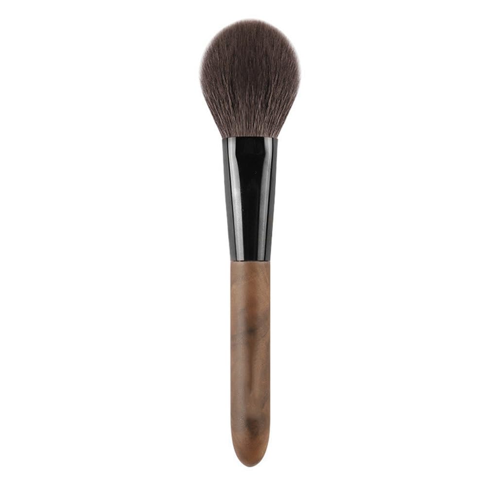 Walnut Wood Makeup Brush Artificial Fiber Powder Blusher Brush Wool Peach Heart Powder Blusher Honey Brush Facial Makeup Brush,blush brush,161mm