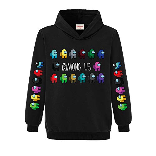Forlcool Among Us Ni�os Sudadera con Capucha Ni�o Ni�a Sudadera Top De Algod�n (style1,12-13 a�os)