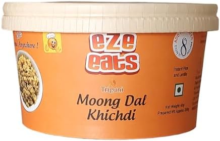 Triguni Eze Eats Moong Dal Khichdi, 60 grams (pack of 2)