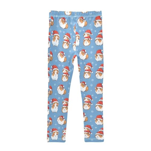 Girls Leggings Little Guinea Pigs in Santa Hats Toddler Girls Clothes Leggings for Girls Toddler Girls Leggings 3-4T2