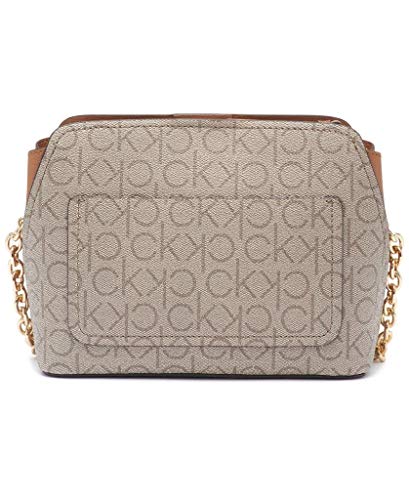 Calvin Klein Women's Hailey Signature Triple Compartment Chain Crossbody - Image 3