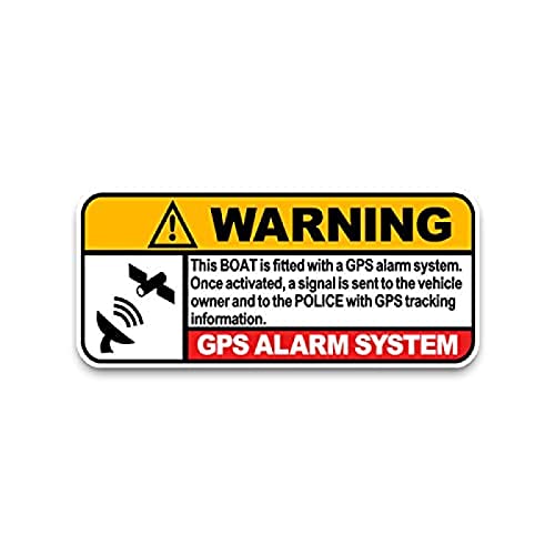 Whmyz Adesivo per Auto Avvertimento GPS Antifurto