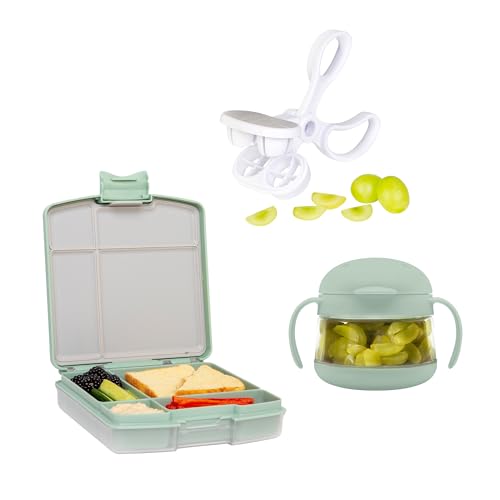 Ubbi Kid Snacking Bundle, Includes Snack Container, Bento Box and...