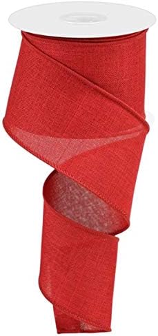 Cinta de lona sólida con borde con cable, 10 yardas (arándano, 2.5 pulgadas)