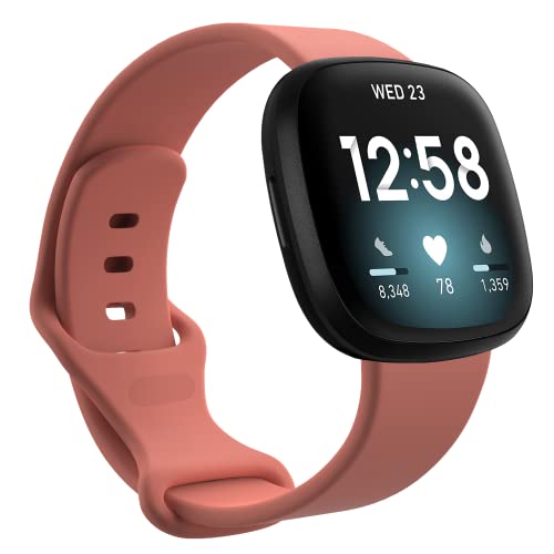 For Fitbit Versa4 / Fitbit Sense2Ή oh TPU  Xgoh FI h EȒP X|[c xg ֗ ȒPt (L-(180mm~220mm), sN)