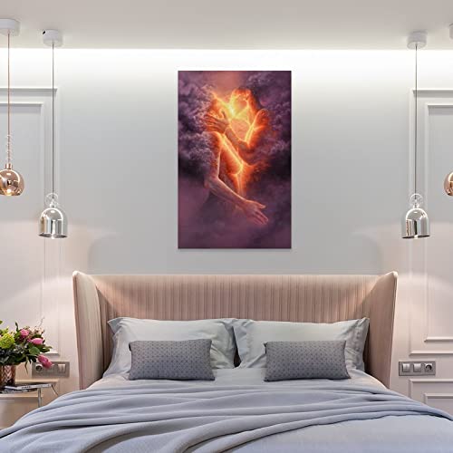 Twin Flame Twin Soul Magic Poster Canvas Wall Art Decoration Prints For Living Room Home Bedroom Decor Painting12X18Inch(30X45Cm) #TOP7