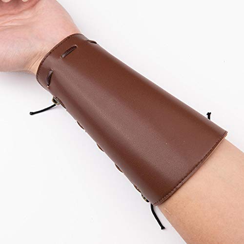 Lokheira Archery Archery Arm Guard, Archery Bracer,Archery Cowhide Leather Forearm Protector For Recurve Compound Long Bow Hunting Shooting #TOP27