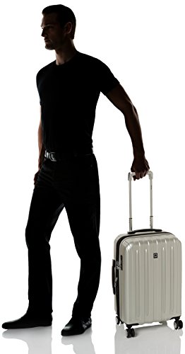 delsey titanium hardside spinner luggage