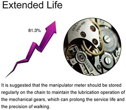 FENOKD Mechanical Watch Shaker Automatic Double Watch Winder, 4 Mode Rotate, Leather Watch Box in Black Color