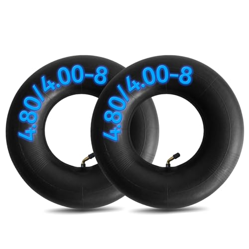 ZWRJKPL Heavy Duty 4.80/4.00-8 Inner Tube 4.80-8 4.00-8 Tube Bent Valve Stem