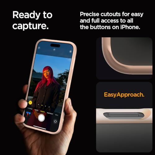 Image of Spigen for iPhone 16 Pro Max Case, Ultra Hybrid [No Magnet Ring][Anti-Yellowing] - Rose Titanium