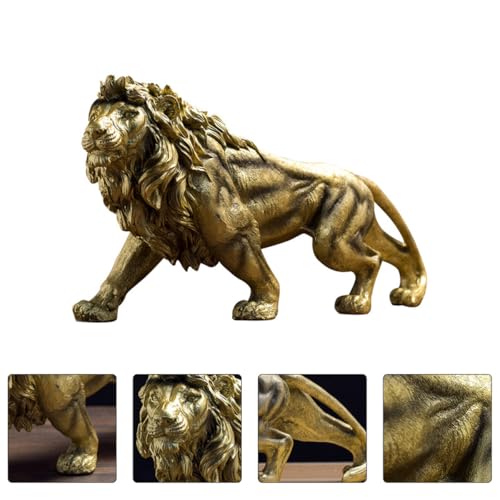 Statue de lion de bureau UKCOCO pour harmoniser la décoration du salon