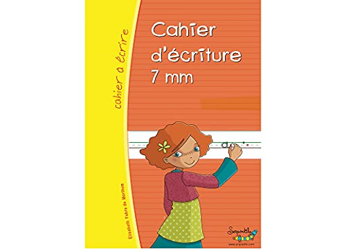 Méthode d'écriture et cahier d'écriture cursive 7mm pour enfant