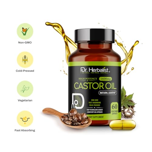 Unlock the Power of Nature: Discover the Benefits of Dr. HERBALIST Castor Oil Capsules for Beauty and Wellness!