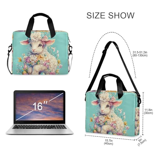 Bolso Maletín Laptop 15.6 pulgadas con Asa y Correa miniatura 5