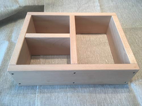 Holzbackofen-Welt Holz-Backrahmen, Backform, Holzbackrahmen, Kosakenform Doppelrahmen + 1 x Trennbrett