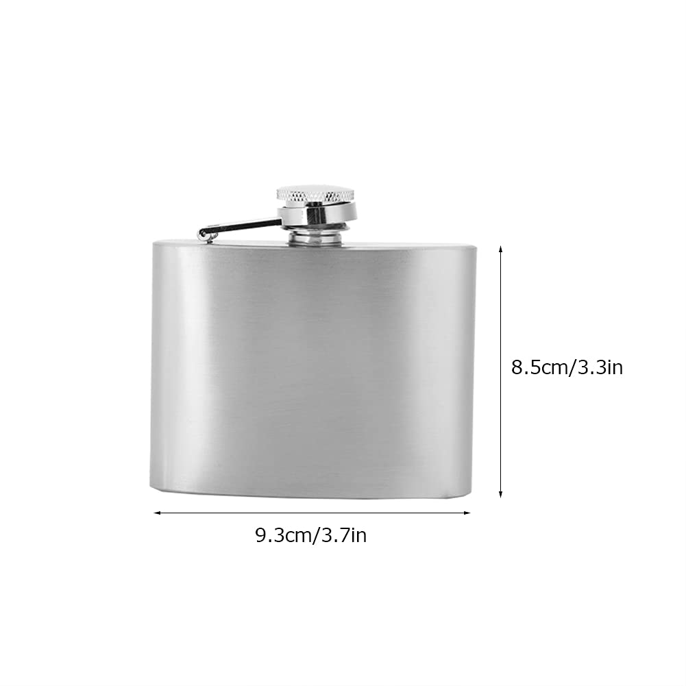 Bottiglia Portatile Per Whisky In Acciaio Inox 1 Oz – Compatta E Impermeabile – Per Campeggio E Viaggi