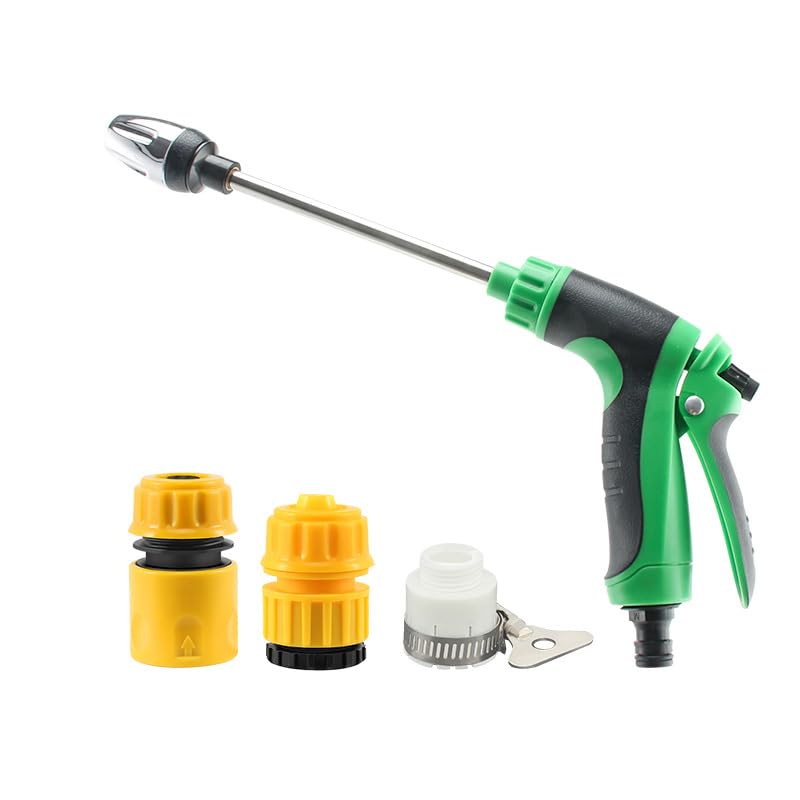 Waterblltz Pressure Washer, 2025 Upgraded Waterblitz Power Washer, High Pressure Hose Attachment, Hose Nozzle Various Spray Effects, Fits Almost Any Garden Hose (Green)
