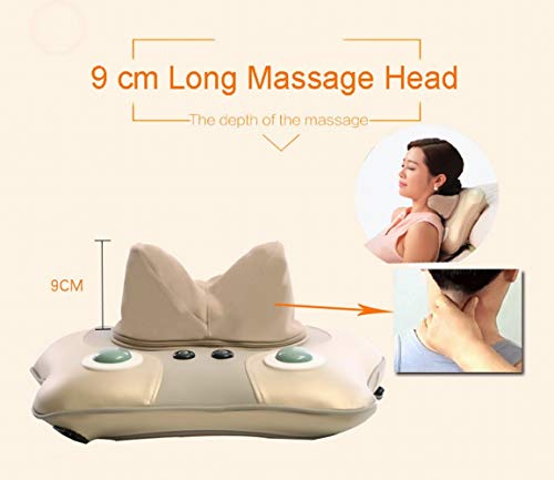 Oreiller massage cou électrique pour une pause relaxation sur votre canapé