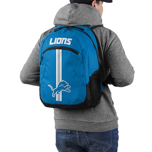 Image of FOCO Detroit Lions NFL Alternate Color Action Backpack - Blue