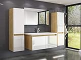 2x Hochschrak ca. 110x30x30 cm