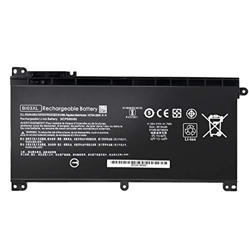 BI03XL Battery for HP Pavilion X360 M3-U 13-U M3-U001DX M3-U103DX 13-U100TU 13-U100TU 13-U118TU Stream 14-AX 14-ax010nr 14-ax020wm 14-ax030wm TPN-W118 Laptop HSTNN-LB7P HSTNN-UB6W 843537-541