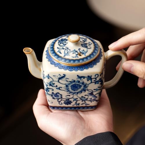 Tetera de cerámica para té con filtro miniatura 6