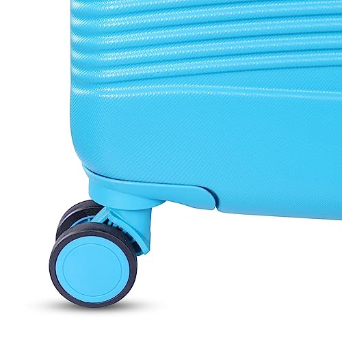 Image of Verage V-Lite Firestone Combo Set of 3 (Cabin + Medium + Large Check-in) Aquarius Teal Hardsided Trolley Bags for Travel, Suitcases with Spinner Wheels, Anti-Theft Luggage (20 /24 /28 Inche)