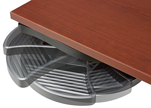 RightAngle Under Desk Swivel Compartment Organizer, Pencil Drawer