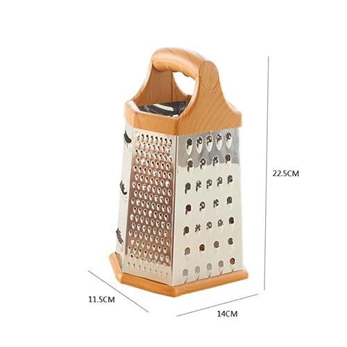 Rallador multifuncional de acero inoxidable de seis caras miniatura 5