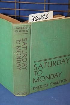 Hardcover Saturday to Monday Book