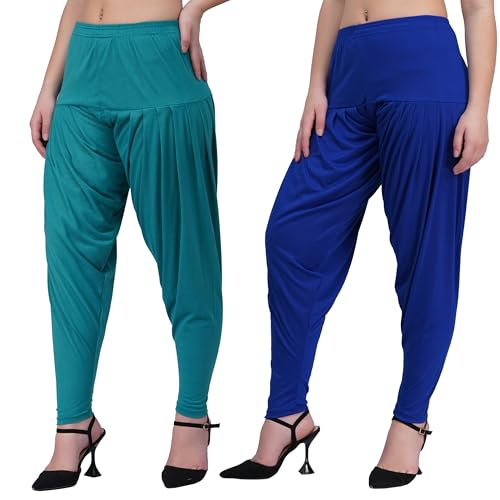 Image of Buy That Trendz Patiala Salwar for Women Relaxed Fit Viscose Patiyala Salwar Harem Bottom Pants