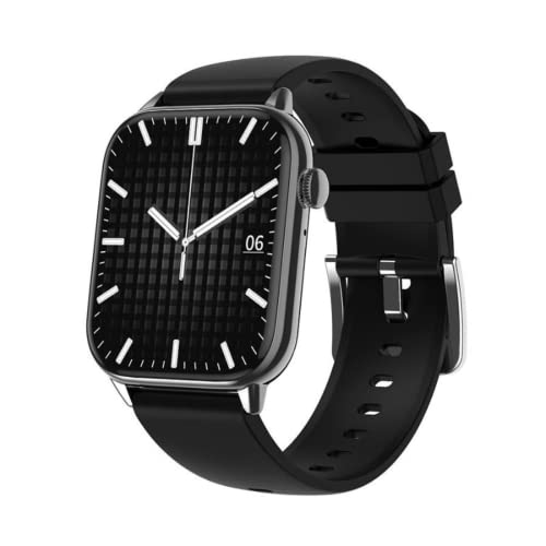 XWATCH Pro Elite S4, Montre connectée, Appels, SMS, Assistant Vocal, Sport et Santé, Homme, Femme, Enfant, Autonomie 7 Jours… (Noir Bracelet Sport)
