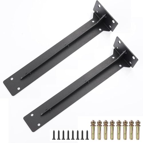 LRYELWA 2�{�Z�b�g �I�󂯃u���P�b�g �I�󂯋��� ��� �A�C�A���u���P�b�g�I���� ���� L���^ �Ǌ|�� �݂�I���� �I�x�� �I�⋭�p �L�b�`�� ���� ���[ ���u �ȃX�y�[�X DIY �l�W�t�� (39cm,�u���b�N) [���s�A���i]