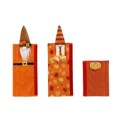 PANGBOER 3 fundas para manijas de refrigerador, protectores de manija de congelador, para decoración de festivales de cosecha de otoño