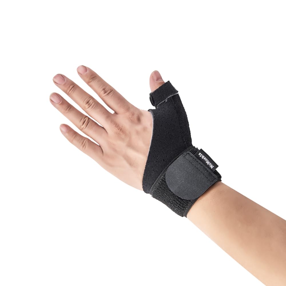 NuMuekla Breathable Thumb Wrist splint Stabilizer for Trigger Finger, Carpal Tunnel Pain Relief,Thumb Spraind,Tendonitis, Arthritis, Lightweight Thumb