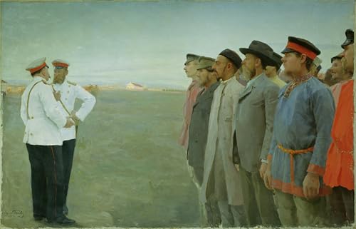 Affiche toile Lukjan Vasilievich Popov pour décoration de salon
